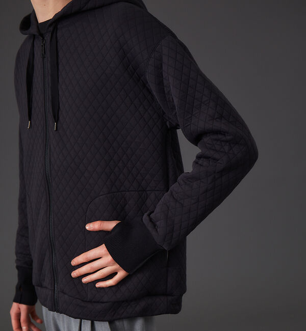 ABAHOUSE「キルティング ジャカード パーカ」|パーカー|