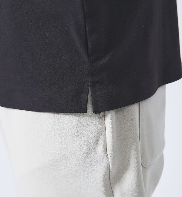 ABAHOUSE「【ノンストレス】定番 / COTTON LYCRA 圧着 クルーネック 長袖 T」|Tシャツ・カットソー|