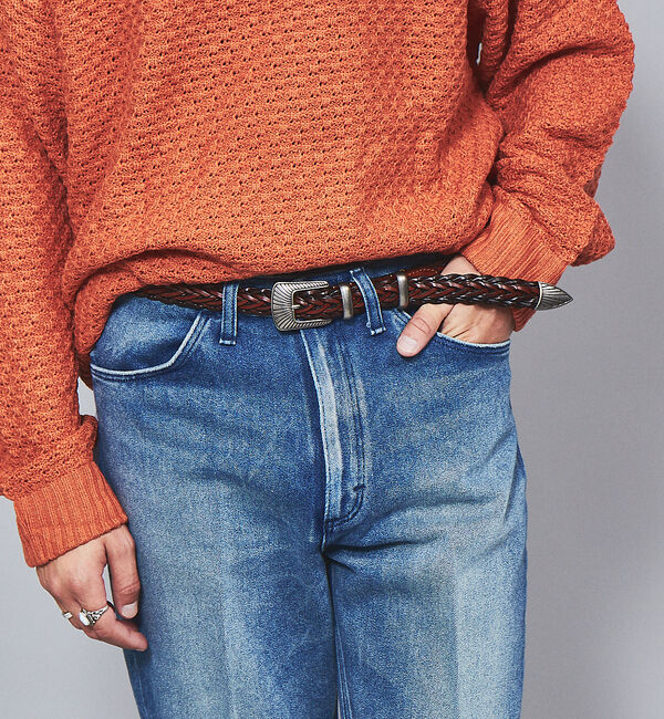 ABAHOUSE「【WEB限定】WESTERN BELT/ レザーウエスタンベルト」|ベルト|