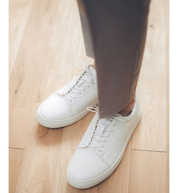 ABAHOUSE「【定番】ネオレザー ローカット スニーカー」|スニーカー|ホワイト