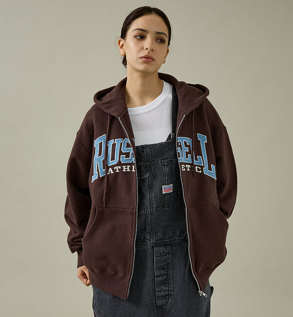 ABAHOUSE「【RUSSELL ATHLETIC/ラッセル アスレチック】フロントロゴスウェッ」|パーカー|