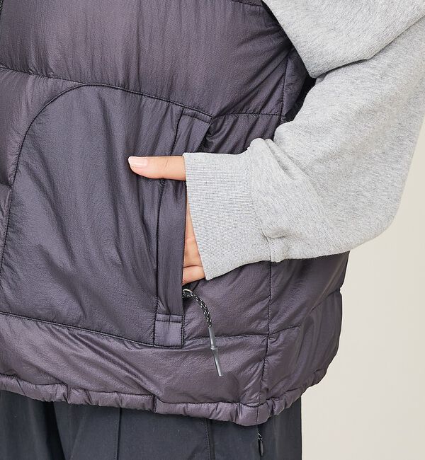 ABAHOUSE「【NANGA/ナンガ】SHEER DOWN VEST/ シアーダウンベスト/N2」|ダウン|