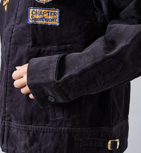 ABAHOUSE「【THRIFTY LOOK スリフティルック】 FFA JACKET/ファーマー」|ブルゾン・スタジャン|