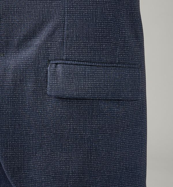 ABAHOUSE「【セットアップ対応】チェック柄 ライトポンチ ジャケット / FLEX JACK」|テーラードジャケット|