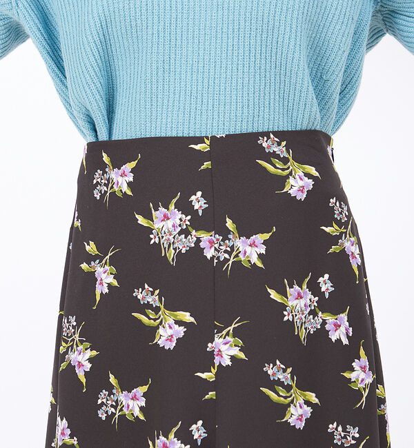 Rouge vif「フラワープリントスカート」|スカート|