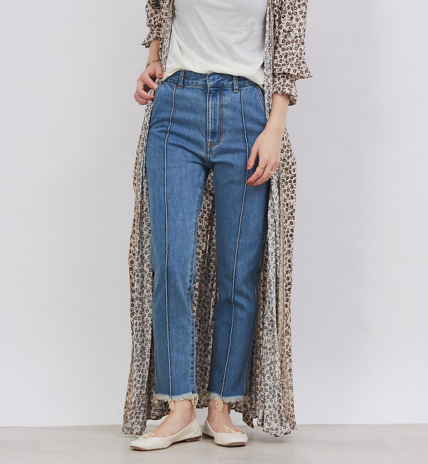 Rouge vif「【CURRENTAGE】ストレートデニム」|デニム|インディゴ