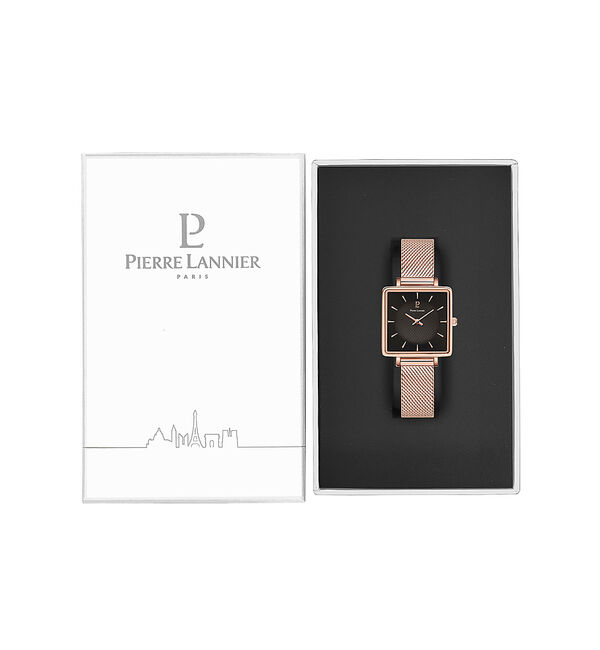 Rouge vif「【PIERRE LANNIER】Lecareメッシュベルト P008F・P007」|腕時計|