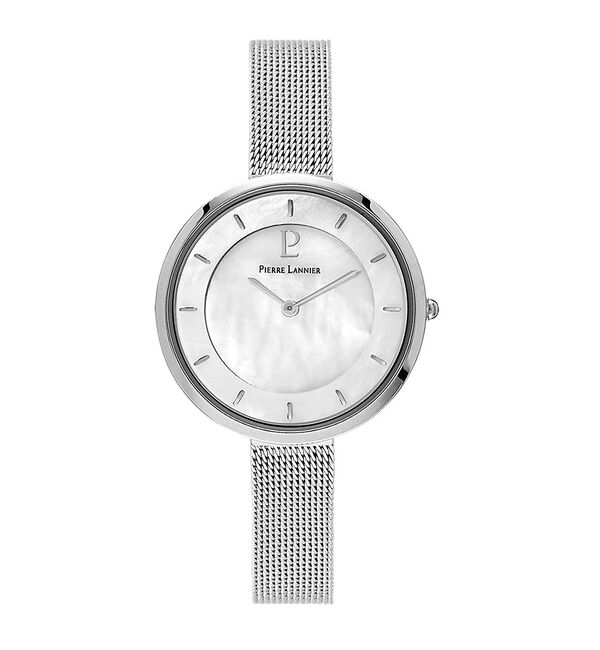 Rouge vif「【PIERRE LANNIER】リバティ シェル メッシュベルト P076G・P」|腕時計|