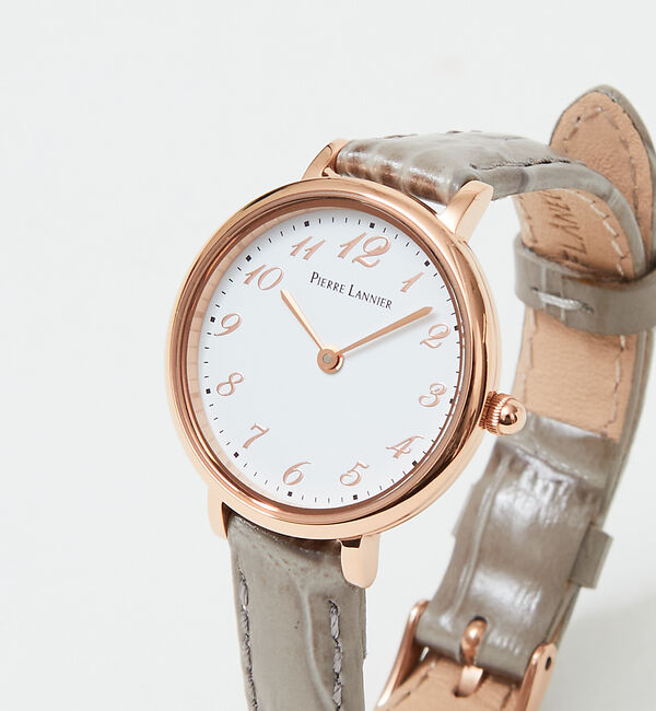 Rouge vif「【PIERRE LANNIER】ノバコレクションピンクゴールド P427C900」|腕時計|