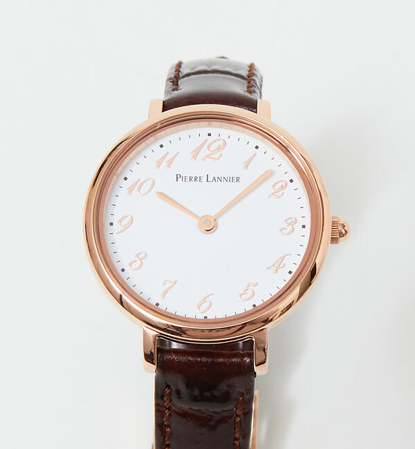 Rouge vif「【PIERRE LANNIER】ノバコレクションピンクゴールド P427C900」|腕時計|