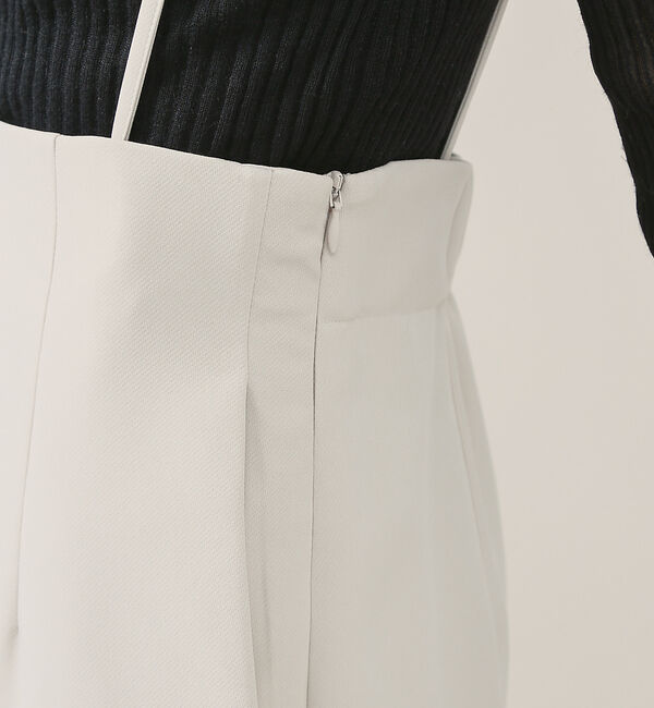 Rouge vif「【XSサイズ展開】【ロングセラー】ハイウエストサスペンダースカート」|スカート|