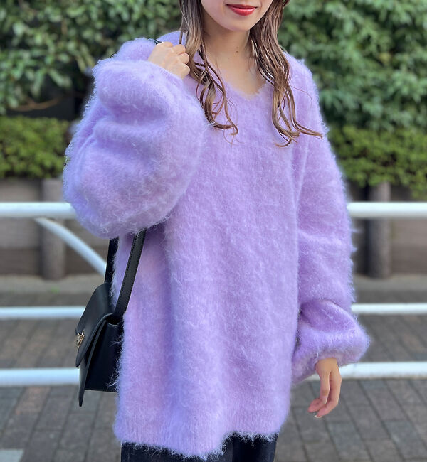 Rouge vif「シャギー ニットプルオーバー◆」|ニット・セーター|