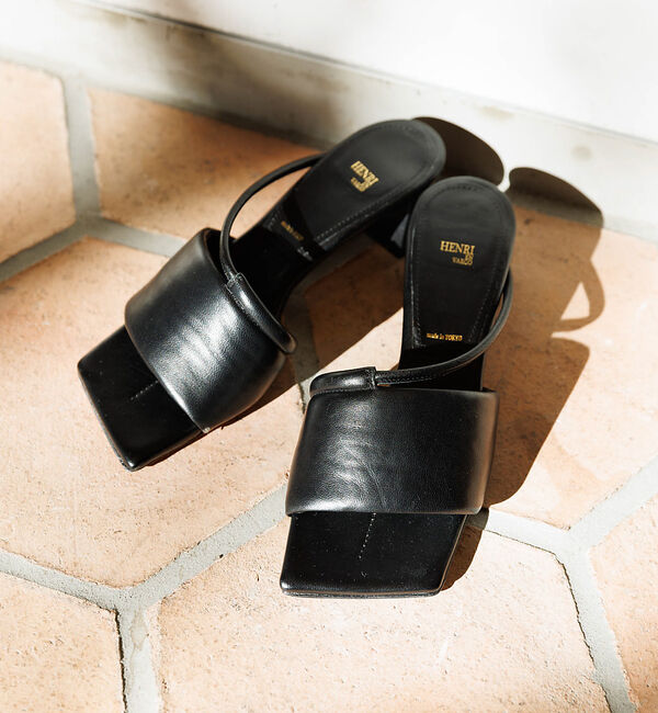 Rouge vif「【HENRI EN VARGO/ヘンリ エン ヴァーゴ】HAZEL ミュールサン」|サンダル|