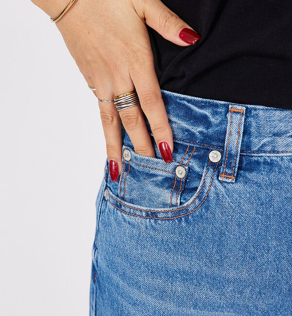 Rouge vif「【NEEDBY heritage/ニードバイ ヘリテージ】LUNA ワイドストレ」|デニム|