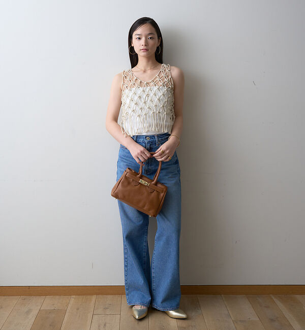 Rouge vif「【一部店舗限定】マクラメニットベスト」|ベスト・ジレ|