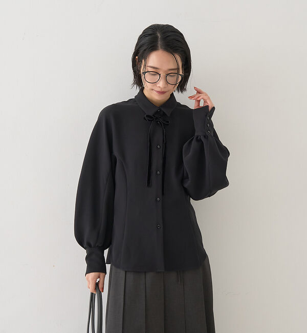 Rouge vif「リボン付きブラウス」|シャツ・ブラウス|
