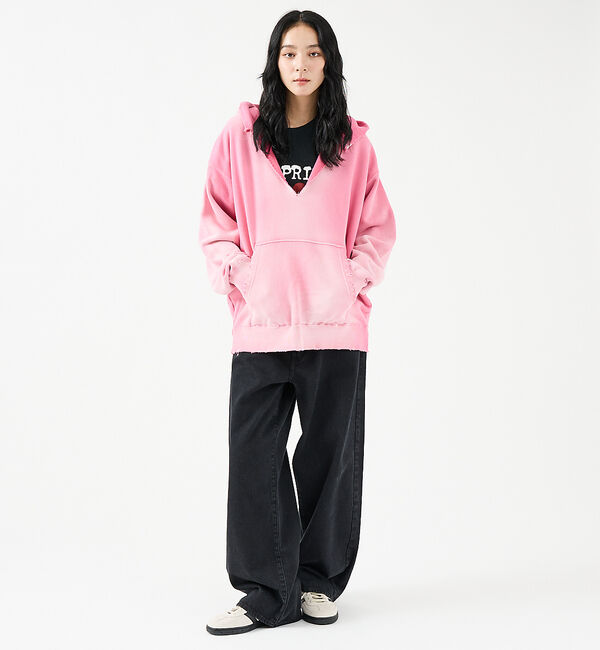 Rouge vif「【JOHNBULL/ジョンブル】ヴィンテージ加工フーディ / レギュラーウェイト」|パーカー|