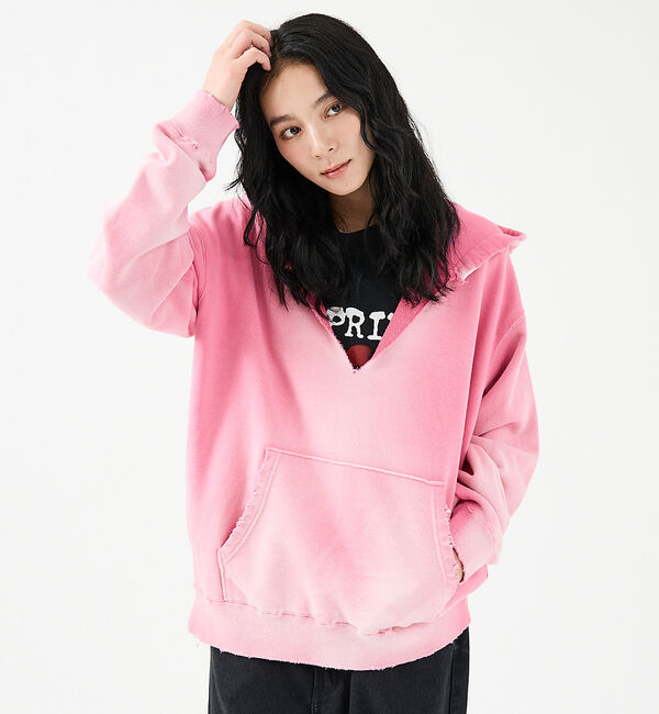 Rouge vif「【JOHNBULL/ジョンブル】ヴィンテージ加工フーディ / レギュラーウェイト」|パーカー|