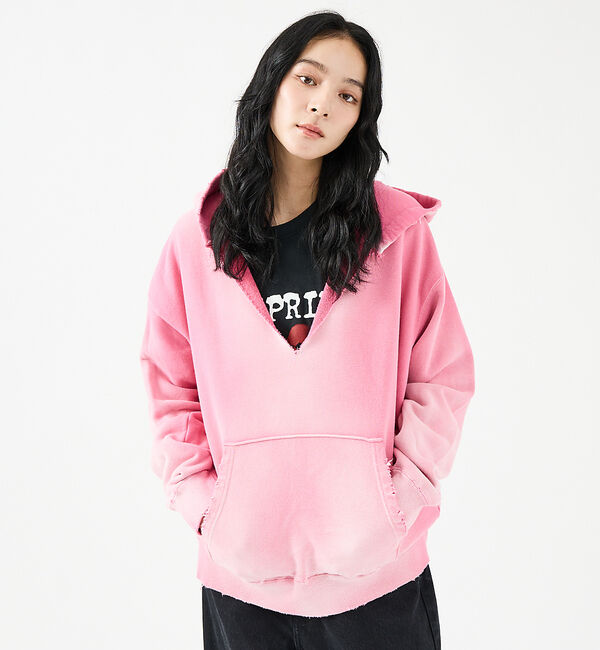 Rouge vif「【JOHNBULL/ジョンブル】ヴィンテージ加工フーディ / レギュラーウェイト」|パーカー|