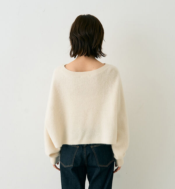 Rouge vif「フォックスウールクロップドボレロプルオーバー」|ニット・セーター|