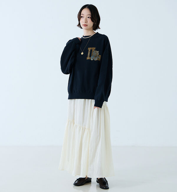 Rouge vif「【REMI RELIEF / レミレリーフ】SP加工3飛び裏毛クルースウェット」|スウェット・ジャージ|