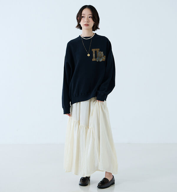 Rouge vif「【REMI RELIEF / レミレリーフ】SP加工3飛び裏毛クルースウェット」|スウェット・ジャージ|