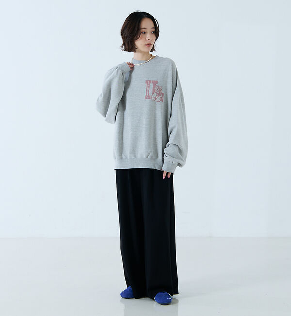 Rouge vif「【REMI RELIEF / レミレリーフ】SP加工3飛び裏毛クルースウェット」|スウェット・ジャージ|