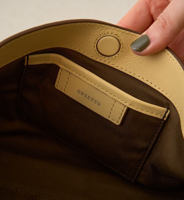 Rouge vif「【ORSETTO/オルセット】BARCA レザーミニショルダーバッグ」|ショルダー・メッセンジャー|
