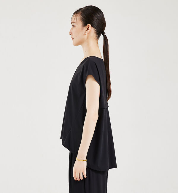 qualite「クールトリコットブラウス」|シャツ・ブラウス|