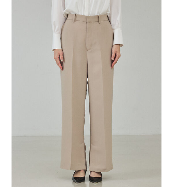 qualite「【シワになりにくい】ライトダブルクロスベンツパンツ」|その他|