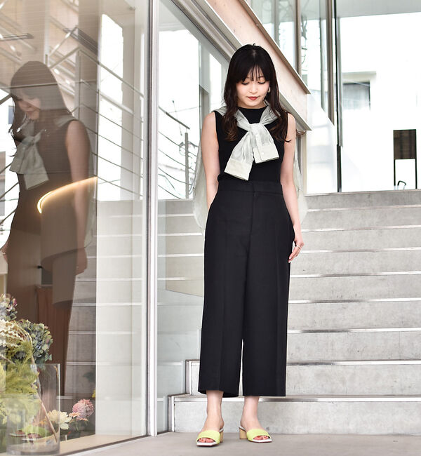 AU BANNISTER「カラーブロックミュール」|サンダル|