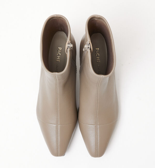 AU BANNISTER「【最高ブーツ/ 5cmヒール】ストレッチショートブーツ」|ショートブーツ|