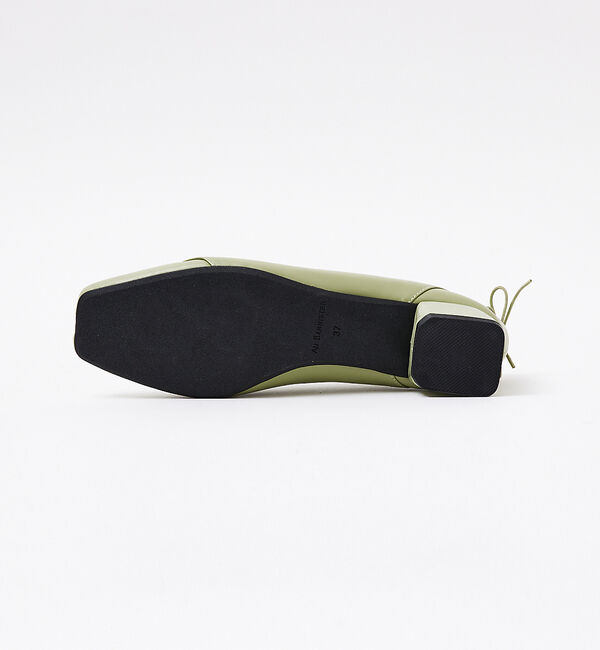 AU BANNISTER「ピープトゥリボンソフトシューズ」|パンプス|