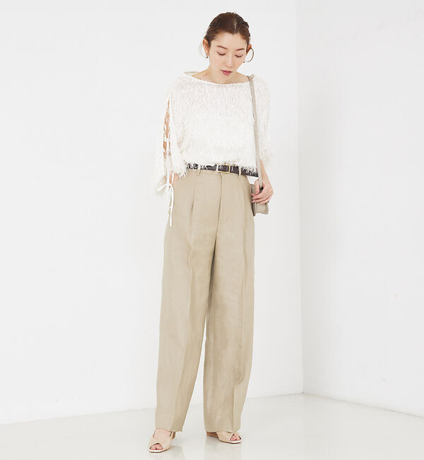 AU BANNISTER「バタフライカット スクエア オープントゥ パンプス」|パンプス|