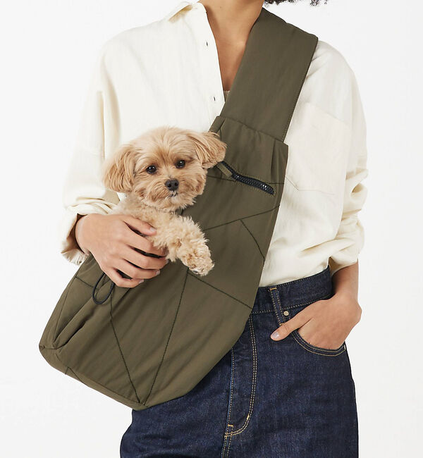 LOWELL things「MATIE/ スリングバッグ・ペットキャリーバッグ【Direction by 有」|その他|カーキ