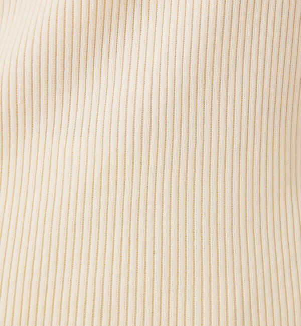 abahouse mavie「ポリエステル5分袖リブプルオーバー」|Tシャツ・カットソー|