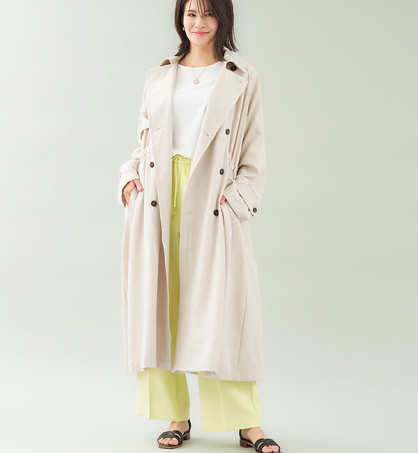 abahouse mavie「ヴィンテージツイルトレンチコート」|トレンチコート|
