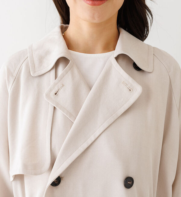 abahouse mavie「ヴィンテージツイルトレンチコート」|トレンチコート|