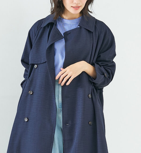 abahouse mavie「ヴィンテージツイルトレンチコート」|トレンチコート|