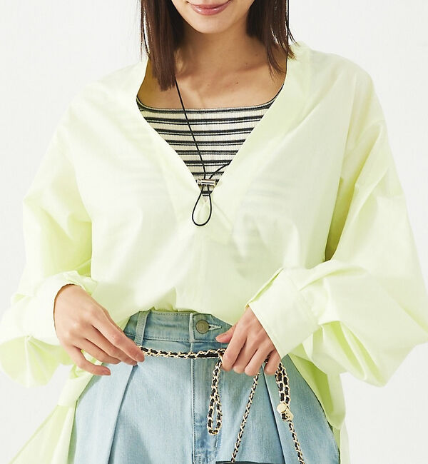 abahouse mavie「スクエアネック2WAYタンクトップ」|キャミソール|