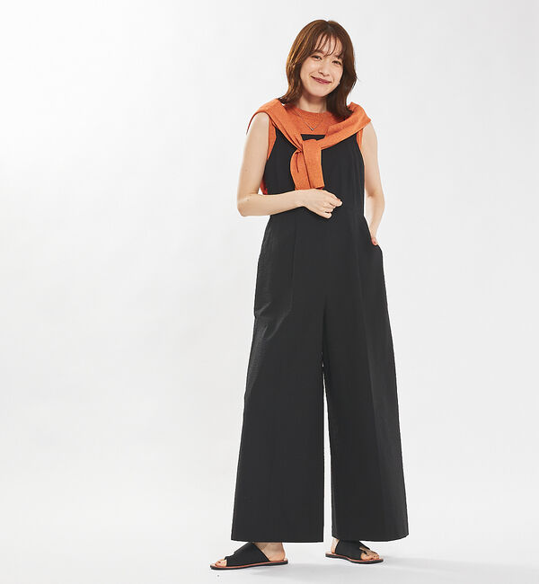 abahouse mavie「【大人のいちまんワンピ】サッカーサロペット」|オールインワン|