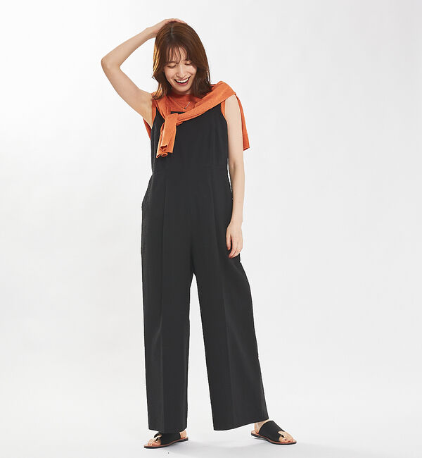 abahouse mavie「【大人のいちまんワンピ】サッカーサロペット」|オールインワン|