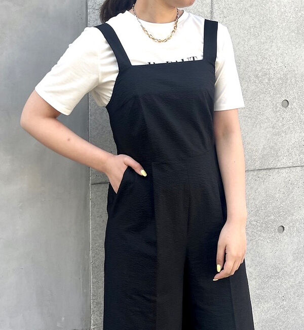 abahouse mavie「【大人のいちまんワンピ】サッカーサロペット」|オールインワン|