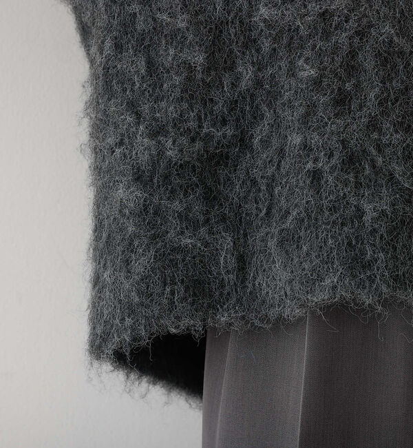 abahouse mavie「ブラッシュドVネックニット」|ニット・セーター|