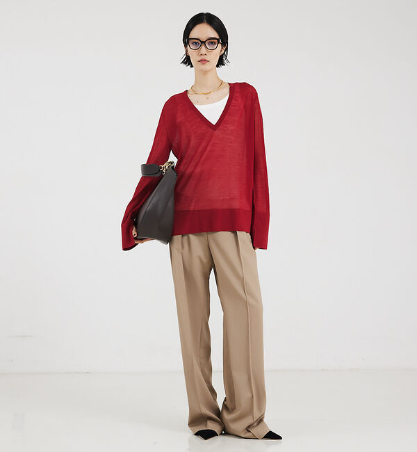 The Store by C' 「【COCUCA】2WAYシアーニットプルオーバー」|ニット・セーター|