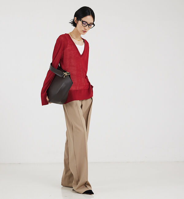 The Store by C' 「【COCUCA】2WAYシアーニットプルオーバー」|ニット・セーター|