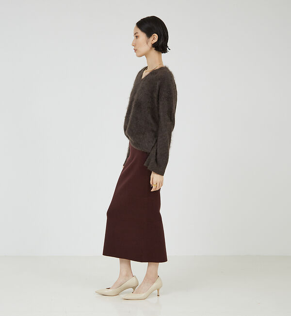 The Store by C' 「【COCUCA】カシミヤファーVプルオーバー」|ニット・セーター|