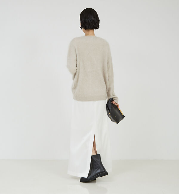 The Store by C' 「【COCUCA】カシミヤファーVプルオーバー」|ニット・セーター|