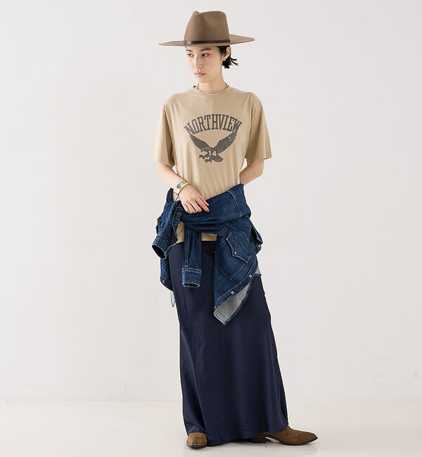 The Store by C' 「【REMI RELIEF】NORTHVIEWプリントNew fit-Tシャツ」|Tシャツ・カットソー|