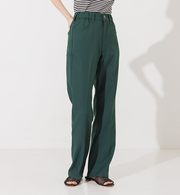 NOMINE「Wrangler&times;NOMINE別注 イージーパンツ仕様 WRANCHER DRE」|スラックス|ダークグリーン